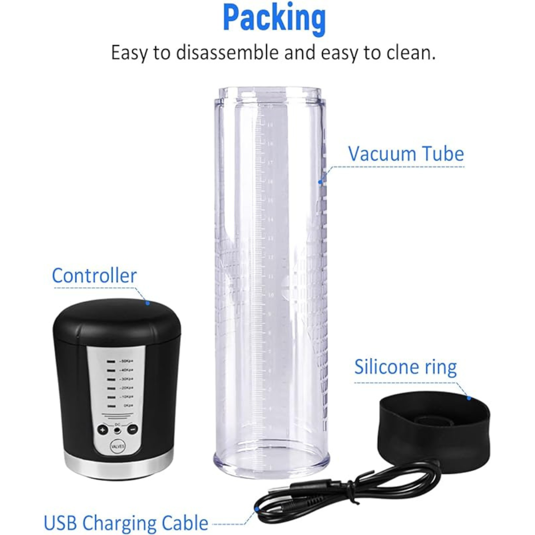 Electric Penis Pump Penis Extender Vacuum Pump Men Penis Massage Care maleAutomatic Penis Pump Electric Male Masturbator - Image 5