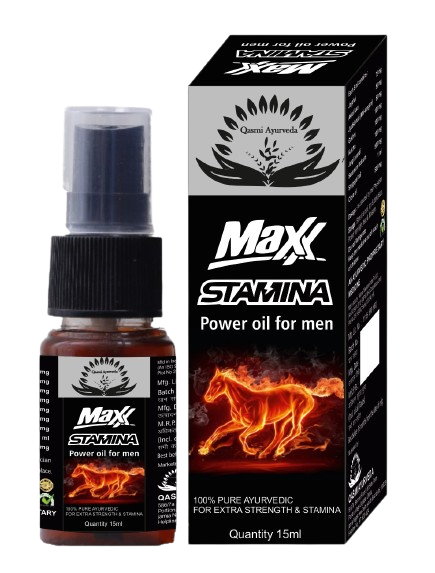 Maxx Stamina Oil 15ml Qasmi Ayurveda