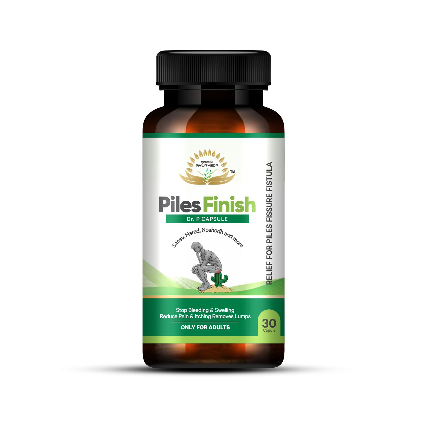 Piles Finish Capsule, No Surgery. No Pain. Just Piles Relief – Naturally